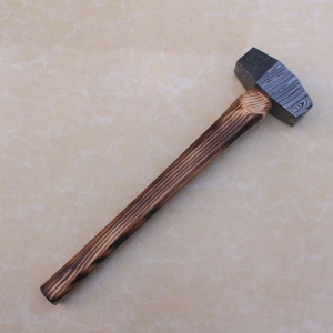 Marteau en acier Damas à motif robuste avec tête forgée, haute durabilité, construction solide pour utilisation en atelier - Personnalisable pour le bricolage et l'OEM - Product Image 1