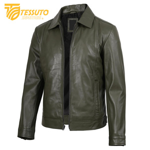 Best Quality <b>Men</b> <b>Leather</b> <b>Jacket</b> New Fashion <b>Leather</b> <b>jacket</b> for <b>men</b> Breathable Classic College Style Tessuto <b>Leather</b> <b>Jackets</b> - Product Image 1