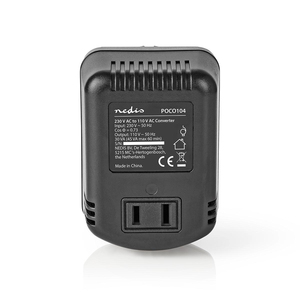 Trasformatore da 50W, ingresso 220V - uscita 110V (Nedis POCO104) - Product Image 4
