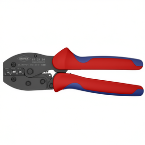Knipex PreciForce Crimping Pliers for <b>Wire</b> Burnished Non-Insulated Open Plug Type Connectors Sizes 4.8+6.3mm - Product Image 2