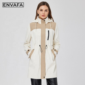 Gabardina de Invierno y Primavera para Mujer con Logotipo Personalizado, Gabardinas Largas al por Mayor, Gabardinas de Alta Calidad, Gabardinas Cortavientos para Mujer - Product Image 1