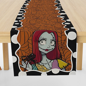 Camino de Mesa de Lino para Halloween y Navidad, Tela Decorativa Personalizada para Sala de Estar, Comedor, Restaurante - Product Image 6