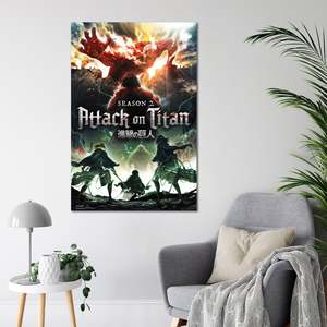 Affiche d'anime Attack on <span class=keywords><strong>Titan</strong></span> - <span class=keywords><strong>Saison</strong></span> <span class=keywords><strong>2</strong></span> - Key Art - Product Image 2