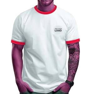 Camiseta Unisex Next Level Tri-Blend con Cuello en Contraste - Color Athletic Heather - Product Image 1