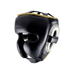 Couvre-chef de boxe MMA Protection d'entraînement de boxe professionnelle Protège-tête de boxe avec logo personnalisé Protège-tête de boxe à mouche intégrale - Product Image 1