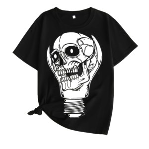 Camiseta de Verano 2026 para Mujer, 100% Algodón, Personalizada, de Alta Calidad, Transpirable, Manga Corta, Diseño Ecológico, Estampado de Dibujos Animados, Talla Grande - Product Image 1