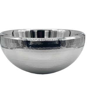 Unique Design High Quality Eco-Friendly Metal Large Serving Bowl for Home Hotel Restaurant and Party <b>Dinnerware</b> - Product Image 3