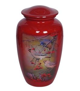 โกศงานศพคลาสสิกโกศ,อุปกรณ์งานศพโกศภาพมันวาวสำหรับผู้ใหญ่เถ้ากระดูกมนุษย์ - Product Image 6