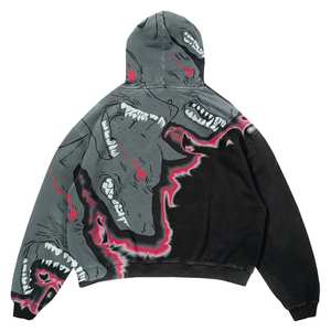 Meilleur t-shirt court personnalisé 100% coton lavé à l'acide pour hommes Style décontracté vintage pour l'hiver Sweats à capuche et sweatshirts de haute qualité - Product Image 4