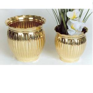 Macetero de Metal con Acabado Dorado, Decoración para Jardines, Banquetes, Hoteles, Precio al por Mayor, Macetero para Bodas, Banquetes y Hoteles - Product Image 2