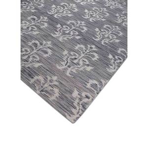 Alfombras de Lana con Diseño Floral Abstracto Indusbar, Gris y Negro, Tejido Plano, Rectangulares, de Yute, para el Hogar, Modelo Dwrm-60 - Product Image 2