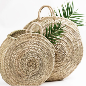 Sac en paille rond de qualité supérieure - Product Image 1