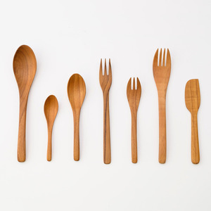 ช้อนตวงทำจากไม้ชุดช้อนโต๊ะและช้อนชาช้อนไม้ขายส่ง - Product Image 3