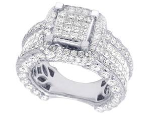 Personalizado Iced Out Hip Hop estilo princesa y redondo Moissanite diamante forma cuadrada S925 joyería de moda de plata para hombres y mujeres - Product Image 4