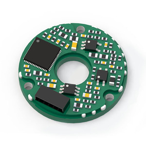 MOSRAC Série C, trou creux, ID4mm OD20mm, épaisseur ultra-fine 8mm, précision 17 bits ±0.05 °   Encodeur absolu inductif simple - Product Image 2