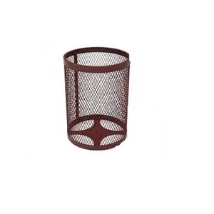 Juego de cuatro cubos de basura de metal brillante, cubo de basura de estilo único para oficina, cubo de basura de cocina de reciclaje de metal de acero inoxidable - Product Image 2