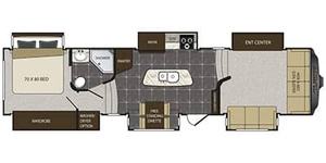 Camping-car d'occasion Keystone A-l-p-i-n-e 3620FL 2014 - Product Image 3