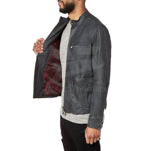 Modern <b>Men</b> <b>Leather</b> <b>Jackets</b> With Soft Inner Comfort For Casual Winter <b>Jackets</b> Everyday Look - Product Image 4