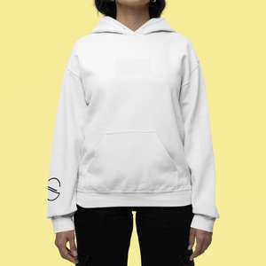 Sudadera informal en blanco con estampado de logotipo personalizado, chándal, Sudadera con capucha bordada lisa de invierno de peso pesado a granel de algodón polar Unisex - Product Image 1