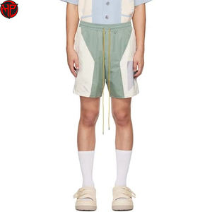 Custom Summer Nylon <b>Zip</b> up Jackets and Nylon Pants Lightweight Men Windbreaker Tracksuits 2 Piece Jogging Windbreaker <b>Shorts</b> Set - Product Image 4