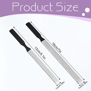 Lima de uñas de alta demanda, 7 pulgadas, mango de Color negro, acero al carbono, limas para el cuidado de uñas para mujeres y animales - Product Image 2