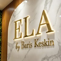 LC SIGN Lettres rétroéclairées LED personnalisées, face en acier inoxydable, dos en acrylique, logo 3D pour salon de coiffure, studio de beauté