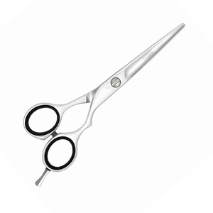 Ciseaux de salon de beauté finition miroir lame droite tranchante ciseaux de coupe de cheveux de barbier en acier inoxydable - Product Image 2