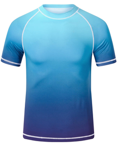 Séchage rapide meilleure qualité plaine Rash Guard à manches courtes Rush Guard pour hommes Rash Guards hiver élégant personnalisé blanc de haute qualité - Product Image 4