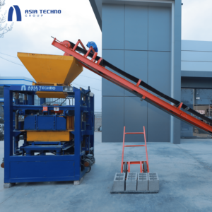 Máquina automática de fabricación de ladrillos de hormigón con interbloqueo de, componente de núcleo de Motor de pavimentación hueca para uso doméstico - Product Image 1