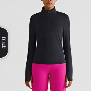 OEM couleur personnalisée nouvelle arrivée à manches longues pour femmes équitation couche de base chemise respirante et confortable - Product Image 2