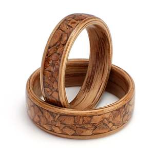 Bracelets en bois personnalisables de haute qualité, résistants à l'eau, faits à la main, en bois naturel, accessoires de mode mignons pour femmes - Product Image 1