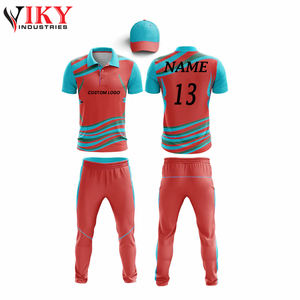 Cricket Uniform Highest Quality Multi Color Team Wear OEM Service New Arrival Sublimation Cricket Uniform - Product Image 4
