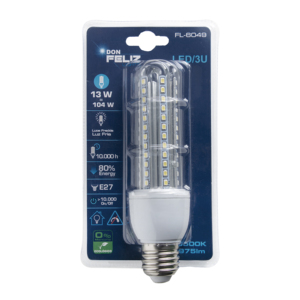 Bombilla forma de maíz, casquillo grande E27, luz cálida/amarilla 6500K, 10W/13W/15W/18W/20W, Don Feliz - Product Image 2