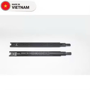 Aodeli Extensión completa Suave Carga pesada Acero Bola Cajón Diapositivas Zinc plateado para Cocina Comedor Dormitorio Baño - Product Image 1