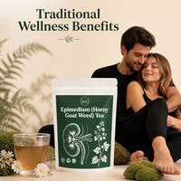 Epimedium Horny Goat Weed Teebeutel Männliche Leistungssteigerung Ausdauer-Booster Energie Vitalität Nierengesundheit Unterstützung Infusion Vegan