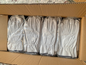 Gants de travail en cuir de mouton pleine fleur jaune de qualité supérieure, bon marché, pour la sécurité, la conduite, le travail industriel, la protection du travail, la ferme, le jardin - Product Image 6