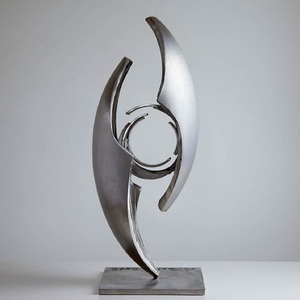 Escultura Abstracta Superior de Latón y Aluminio, Arte Decorativo en Metal, Estatua Decorativa, Figura Metálica para Hotel, Decoración de Mesa para el Hogar - Product Image 6