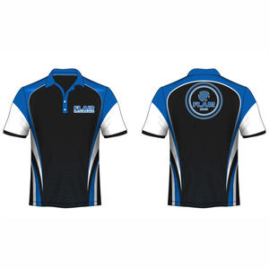 Gran oferta de algodón 100% para hombre, camiseta Polo personalizada de buena calidad, Color sólido, estilo informal, patrón, 180g, tela, peso frontal - Product Image 6