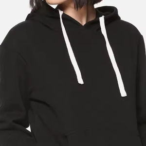 Meilleure qualité en gros Logo personnalisé à manches longues sweats à capuche pour femmes personnalisé solide porter femmes sweats à capuche nouveauté 2025 - Product Image 6