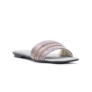 Zapatilla informal gris para mujer - Product Image 3