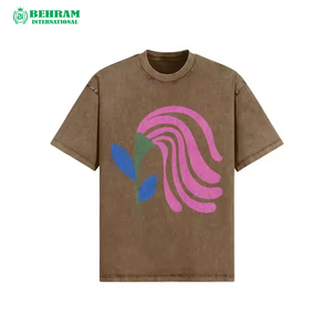 Camisetas de Hombre de Alta Calidad 2026, Manga Regular, Corte Holgado, Transpirables, Ecológicas, Antiarrugas, de Secado Rápido, 100% Algodón - Product Image 4