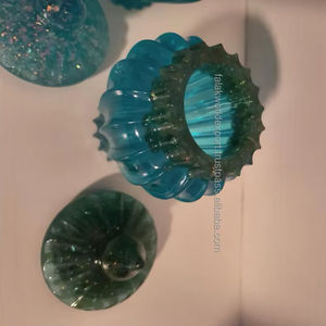 Juego de Jarrones Decorativos de Resina de Lujo Hechos a Mano y Bandeja, Tazón de Resina Premium, Diseño Único, Decoración de Mesa, Utensilios de Cocina, Alimentos por FWE - Product Image 3