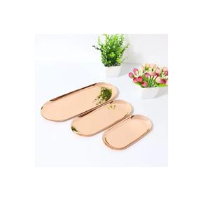 Plateau en fonte d'aluminium avec poignée florale Plateau en métal Finition personnalisée Design avec plateau de service en métal fait main de haute qualité - Product Image 6