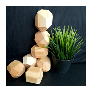 Juguete Montessori de equilibrio de Roca de madera, piedras apilables de Roca de madera creativas para el desarrollo de habilidades motoras finas para niños - Product Image 4