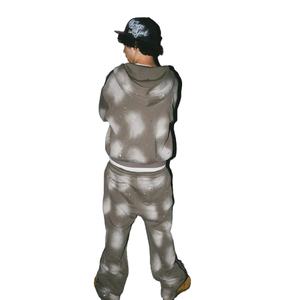 Ensemble short de survêtement deux pièces personnalisé Survêtement d'été brodé Ensembles veste short et sweat à capuche zippé pour hommes - Product Image 6