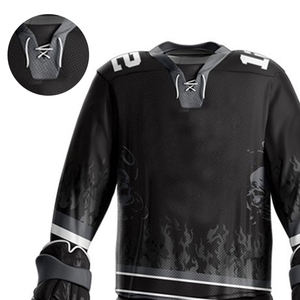 Uniforme de hockey sobre hielo hecho en poliéster de etiqueta privada Uniforme de hockey sobre hielo ligero más vendido en color sólido - Product Image 6