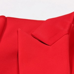 Spot 2025 automne hiver nouveau haute qualité tempérament banlieue rouge festif professionnel dames costume trois pièces ensemble - Product Image 4