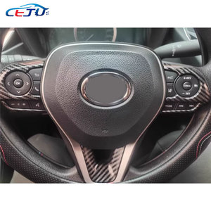 ABS Carbon Look kit interni auto copri volante per Toyota Camry 2018-2024 <span class=keywords><strong>Suzuki</strong></span> Swace Corolla 2019 2022 a croce - Product Image 6