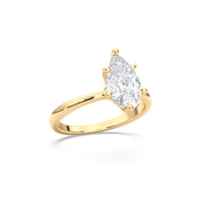 Anillo de Compromiso de Lujo con Diamante Creado en Laboratorio de 2.00 Quilates, Corte Brillante, Tipo F, Engaste de 6 Puntas, Solitario para Mujer, Oro Sólido de Ley - Product Image 5