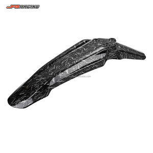 บังโคลนหน้ามอเตอร์ไซค์ JFGRACING ลายคาร์บอนไฟเบอร์สีขาวแบบ Water Transfer สำหรับ Surron Light Bee Off Road รุ่นปรับแต่งสีพิเศษ PP - Product Image 5